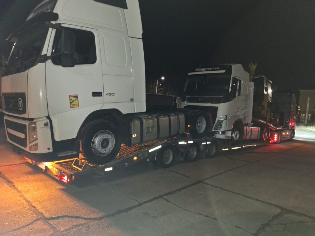 Entrega realizada por Tracto Camiones Andina