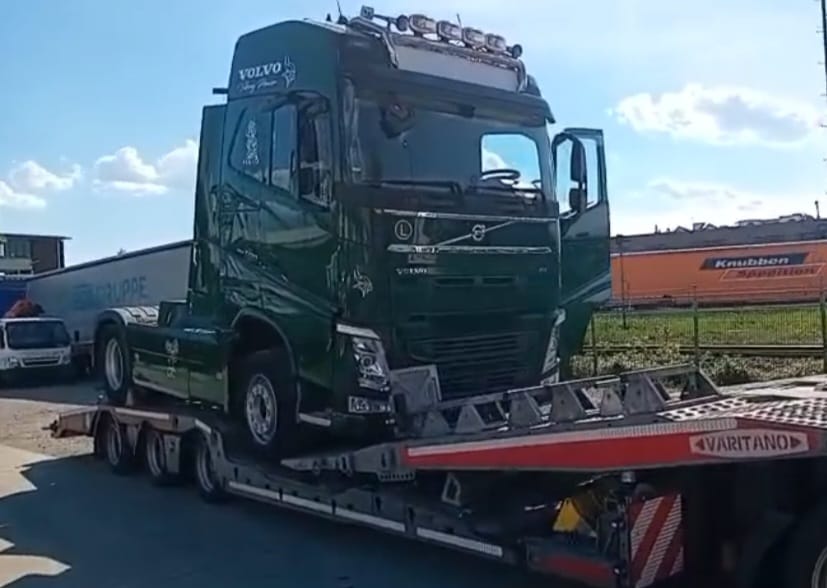 Entrega realizada por Tracto Camiones Andina