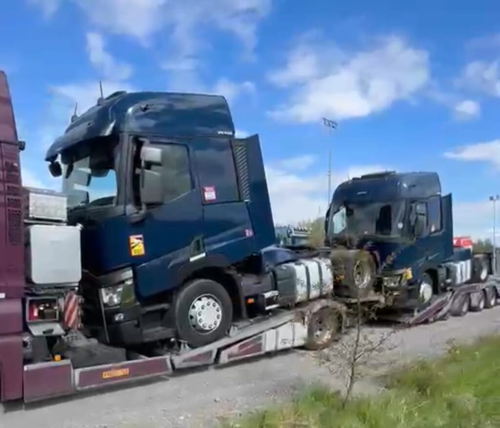 Entrega realizada por Tracto Camiones Andina